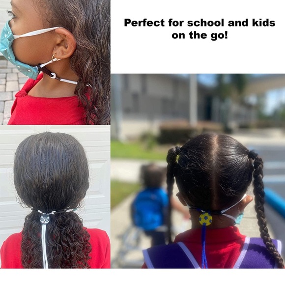 🆕😷 Mask Lanyard for Kids- Mask Holder for Kids- Adjustable Mask StrapBreakaway - Picture 5 of 8
